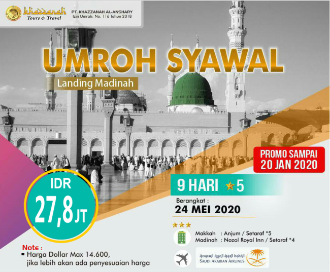 Biaya Umroh Ramadhan 2020 Khazzanah Tour Travel