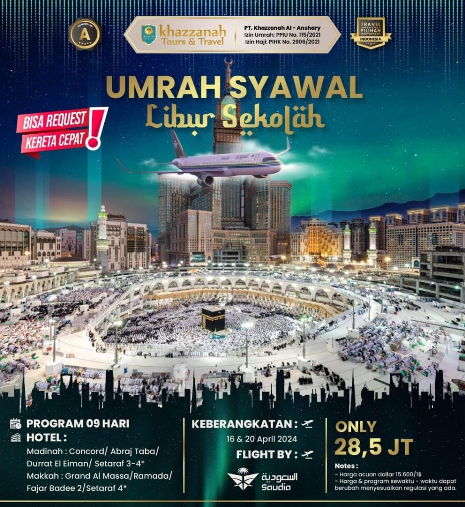 Paket Umroh Syawal 2024